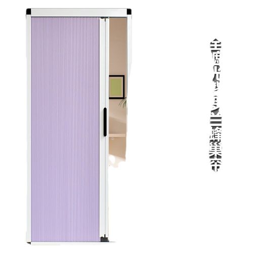 蜂窝折叠门推拉门隐形空调隔断门帘免打孔客厅厨房蜂巢门蜂巢移门